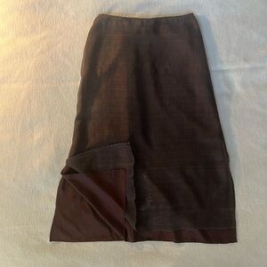 NWOT dosa silk skirt size L